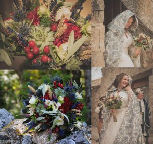 Ramo de novia medieval